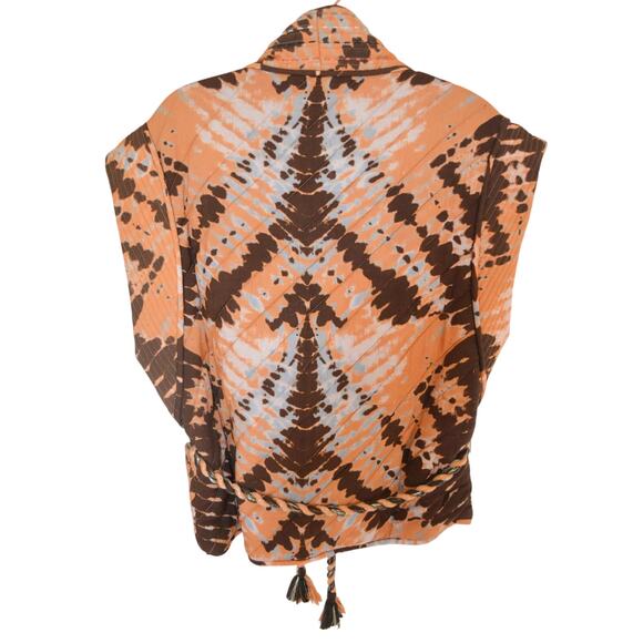 Free People Llani Tie Dye Vest Size Small - Picture 7 of 8
